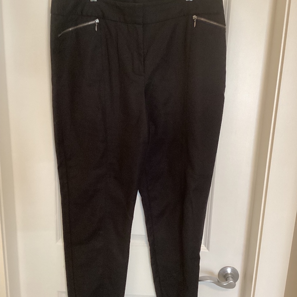 Black cotton pants